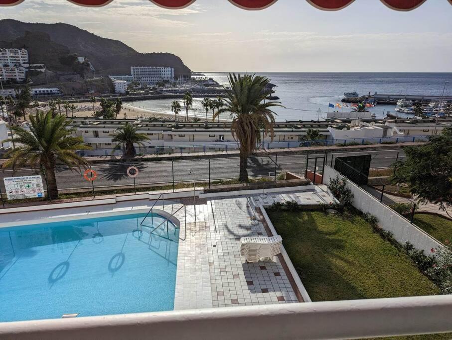 Beachfront Studio Apartment Puerto Rico Puerto Rico  Luaran gambar