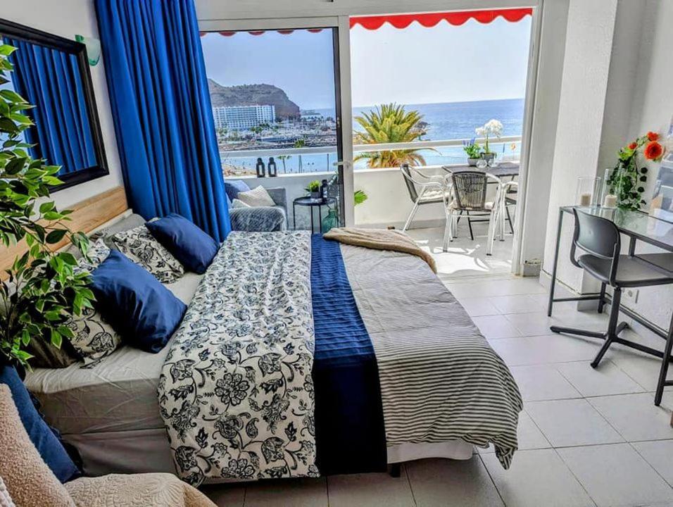 Beachfront Studio Apartment Puerto Rico Puerto Rico  Luaran gambar